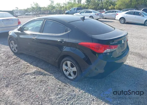 2011 Hyundai Elantra Gls (Ulsan Plant) from USA, damaged, VIN KMHDH4AE2BU102080